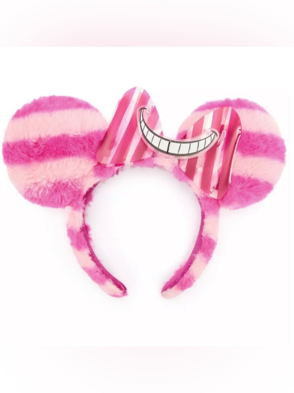 Disney Cheshire Cat Pink Stripe Ears Headband